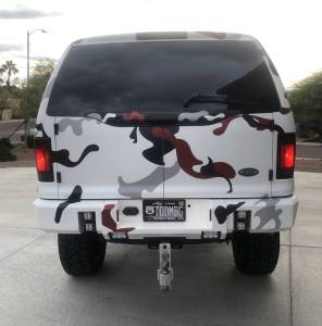 Kelderman - 1999-2005 Ford Excursion Alpha Series Rear Bumper - Image 4