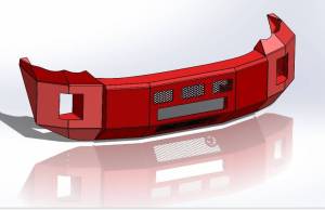 Kelderman - 2003-2005 RAM 2500/3500 Bravo Series Front Bumper - Image 3