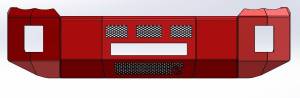 Kelderman - 2003-2005 RAM 2500/3500 Bravo Series Front Bumper - Image 4