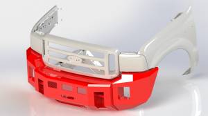 Kelderman - 2005-2007 Ford Super Duty Alpha Series Front Bumper - Image 3