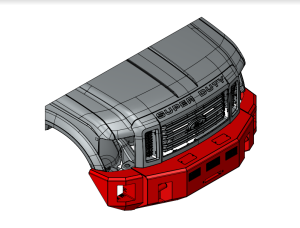 Kelderman - 2008-2010 Ford Super Duty Alpha Series Front Bumper - Image 7