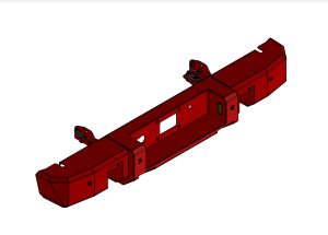 Kelderman - 2008-2010 Ford Super Duty Alpha Series Rear Bumper - Image 4