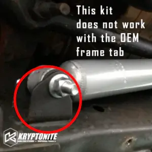 Kryptonite - KRYPTONITE BOLT ON FOX STEERING STABILIZER BRACKET 2011-2025 - Image 3