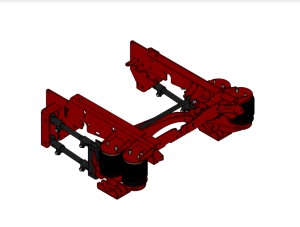 2017-2022 Ford F-350 Chassis Cab 4-Link Rear Air Suspension