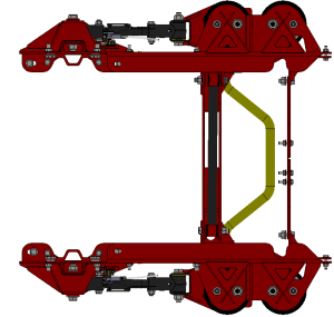 Kelderman - 2017-2022 Ford F450-550 Chassis Cab 4-Link Rear Air Suspension - 2.5″ Lowering Kit - Image 3