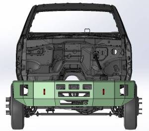 Kelderman - 2019+ Chevrolet Silverado 4500/5500/6500 Bravo Series Front Bumper - Image 4