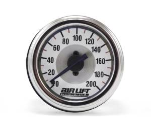 Air Lift Single Needle Gauge- 200 PSI - 26227