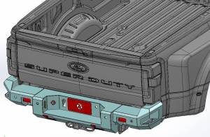 Kelderman - 2023+ Ford Super Duty Delta Series Rear Bumper - Image 6