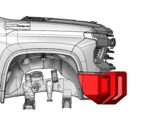 Kelderman - 2024+ Chevrolet Silverado 2500/3500 Alpha Series Front Bumper - Image 2