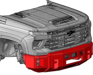 Kelderman - 2024+ Chevrolet Silverado 2500/3500HD Delta Series Front Bumper - Image 6