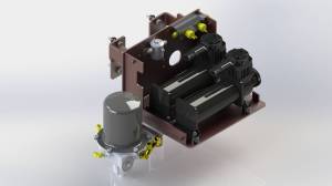 Kelderman - Mechanical Self-Leveling Air Control System-Dual Compressor (4-link suspension) - Image 3