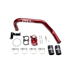 Wehrli Custom Fabrication - Wehrli 2006-2010 LBZ/LMM Duramax Top Outlet Billet Thermostat Housing and Upper Coolant Pipe Kit for DUAL CP3 - Image 2