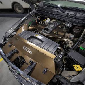 Wehrli Custom Fabrication - Wehrli 2010-2012 6.7 Cummins Radiator/Core Support Cover - Image 6