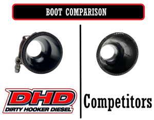 Dirty Hooker Diesel - DHD 3"-60mm Duramax Turbocharger Outlet Reducer Boot at Hot Side Pipe - Image 3