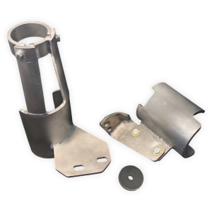 DHD 600-419 Chevy HD LML L5P Front Drive Shaft Blow Shield Kit Aluminum 2011-2019