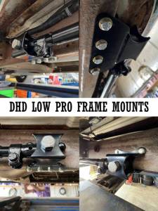 Dirty Hooker Diesel - DHD 600-663 Low Pro Duramax Traction Bar Frame Mount Set 2001-2010 - Image 3