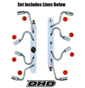 Dirty Hooker Diesel - DHD 700-017AFTK LLY Duramax High Pressure Fuel Injector Line Set 2004.5-2005 6.6L - Image 2
