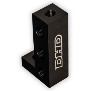 Dirty Hooker Diesel - DHD 700-108B Black Compact Fuel Block 7-Port Universal - Image 2