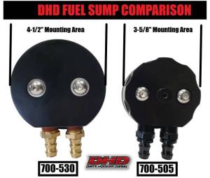 Dirty Hooker Diesel - DHD 700-530 Billet Aluminum Dual Seal Fuel Sump Kit with Built in Return - Image 4
