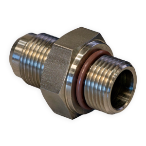 Dirty Hooker Diesel - DHD Stainless Allison Bellhousing Fitting Large Port (7/8 Thread) To -10AN Outlet - 007-5002 - Image 1