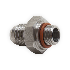 Dirty Hooker Diesel - DHD Stainless LB7 Allison Bellhousing Fitting Small Port (3/4 Thread) To -10AN Outlet - 007-5001 - Image 1