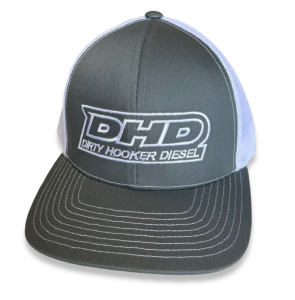 Dirty Hooker Diesel - DHD DHD Center Logo Trucker Hat - 061-099 - Image 3
