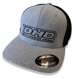 Dirty Hooker Diesel - DHD DHD Center Logo Trucker Hat - 061-099 - Image 5