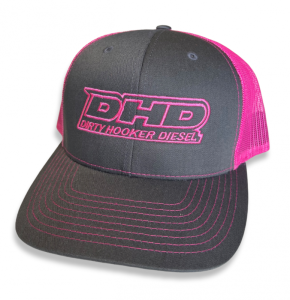 Dirty Hooker Diesel - DHD DHD Center Logo Trucker Hat - 061-099 - Image 6