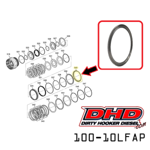 Dirty Hooker Diesel - DHD Allison 10L1000 +1 F Clutch Apply Plate 2020-2026 - 100-10LFAP - Image 3