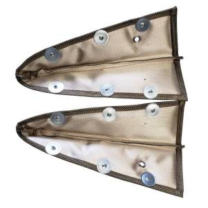 Dirty Hooker Diesel - DHD Double Stitch Titanium High Flow Manifold Heat Blanket Set USA MADE - 300-122 - Image 2
