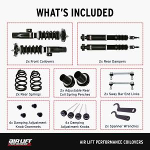 Air Lift - Air Lift Performance 15-20 Audi A3 / 15-24 VW GTI Coilover Kit - 79003 - Image 2
