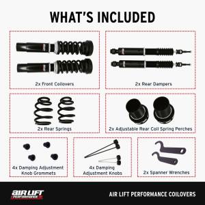Air Lift - Air Lift Performance 09-16 Audi A4 / 07-17 Audi A5 Coilover Kit - 79005 - Image 2