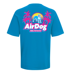 PureFlow AirDog - AirDog T Shirt Blue Tropic - Image 2