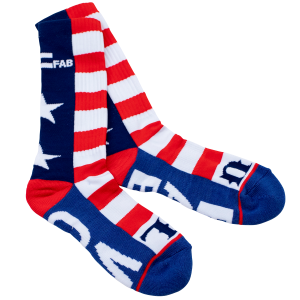 Wehrli Custom Fabrication - WCFab X FUEL Murica Crew Socks - WCF100050 - Image 2