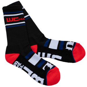 Wehrli Custom Fabrication - WCFab X FUEL Black Crew Socks - WCF100051 - Image 2
