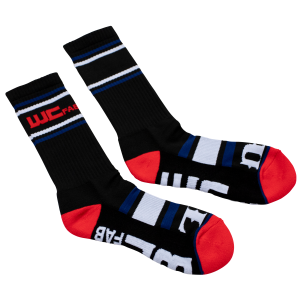 Wehrli Custom Fabrication - WCFab X FUEL Black Crew Socks - WCF100051 - Image 1
