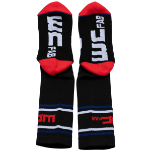Wehrli Custom Fabrication - WCFab X FUEL Black Crew Socks - WCF100051 - Image 3