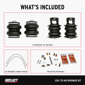 Air Lift - Air Lift 02-06 Infiniti G35 Sedan / 03-08 Nissan 350z Coil to Air Upgrade Kit - 83013 - Image 2