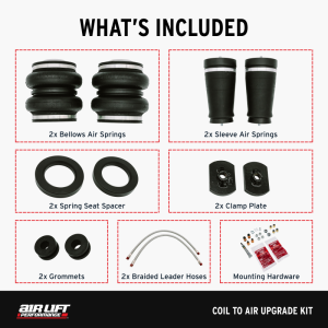 Air Lift 05-14 Ford Mustang S197 Coil to Air Upgrade Kit - 83015