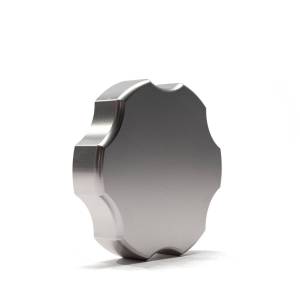 Wehrli Custom Fabrication - WCFab 2017-2026 Powerstroke Billet Aluminum Power Steering Reservoir Cap, Clear Anodized - WCF100149 - Image 2