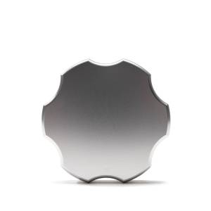 Wehrli Custom Fabrication - WCFab 2017-2026 Powerstroke Billet Aluminum Power Steering Reservoir Cap, Clear Anodized - WCF100149 - Image 1