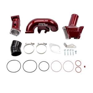 Wehrli Custom Fabrication - WCFab 2007.5-2010 LMM Duramax High Flow 3" Y-Bridge Kit - WCF100164 - Image 1