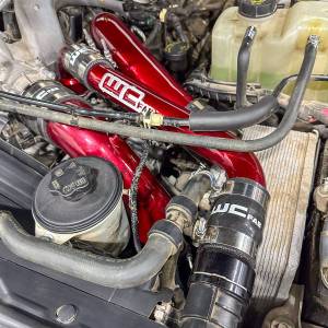 Wehrli Custom Fabrication - WCFab 2017-2025 6.7L Powerstroke Upper Coolant Pipe Kit - WCF100311 - Image 11