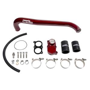 Wehrli Custom Fabrication - WCFab 2001-2005 LB7/LLY Duramax Top Outlet Billet Thermostat Housing and Upper Coolant Pipe Kit - WCF100405 - Image 1