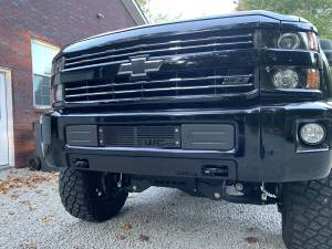 Wehrli Custom Fabrication - WCFab 2015-2019 Chevrolet Silverado 2500/3500HD Lower Valance Filler Panel with Tow Hook Cutouts - WCF100425, WCF100427 - Image 3