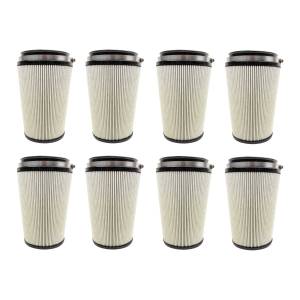 Wehrli Custom Fabrication - WCFab Air Filter 5" Inlet Multipack (Dry) - QTY 8 - WCF100719-8 - Image 1