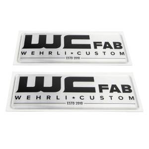 Wehrli Custom Fabrication - WCFab Gel Sticker - WCF100801 (Black)  WCF100804 (Red) - Image 3