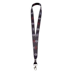 Wehrli Custom Fabrication - WCFab Custom Lanyard - Black, Red & White - WCF100921 - Image 1