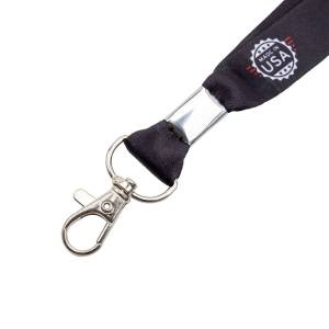 Wehrli Custom Fabrication - WCFab Custom Lanyard - Black, Red & White - WCF100921 - Image 2