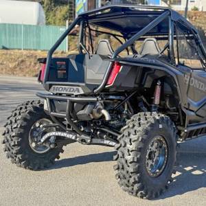 Wehrli Custom Fabrication - WCFab 2019-2026 Honda Talon X/R Rear Bumper with Receiver Hitch - WCF102024 - Image 9